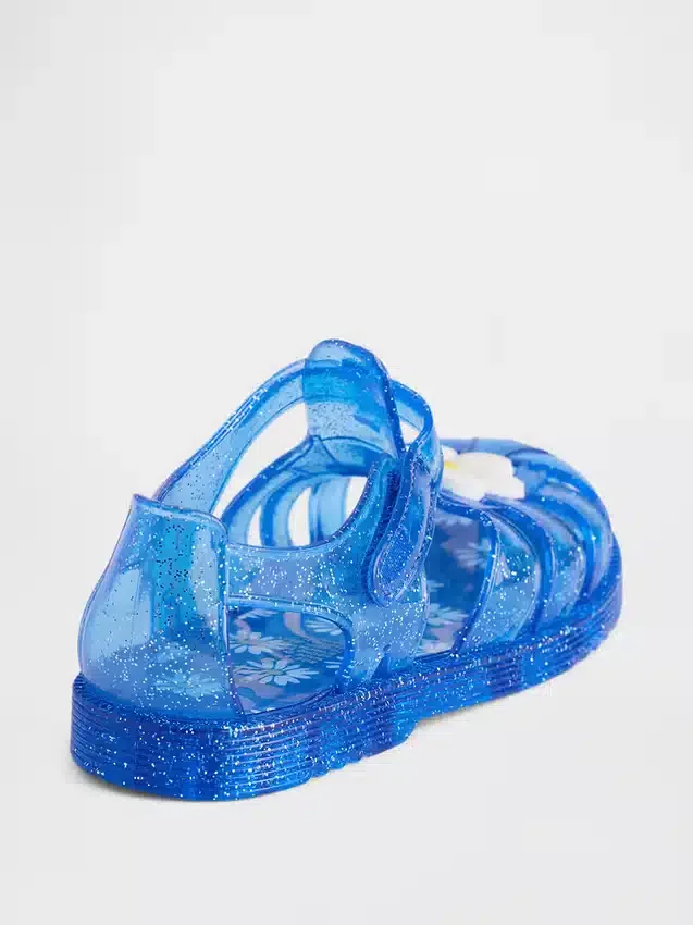 Jelly-sandaler for småbarn i fisker-design