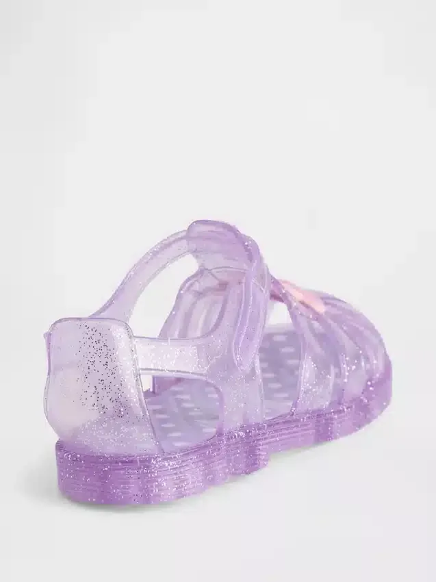 Jelly-sandaler for småbarn i fisker-design