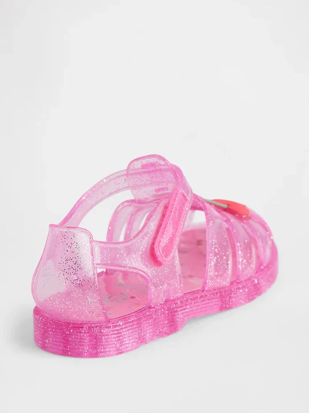 Jelly-sandaler for småbarn i fisker-design