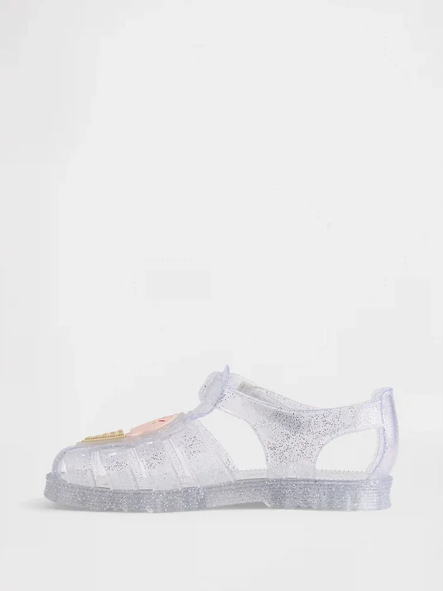Jelly-sandaler for småbarn i fisker-design