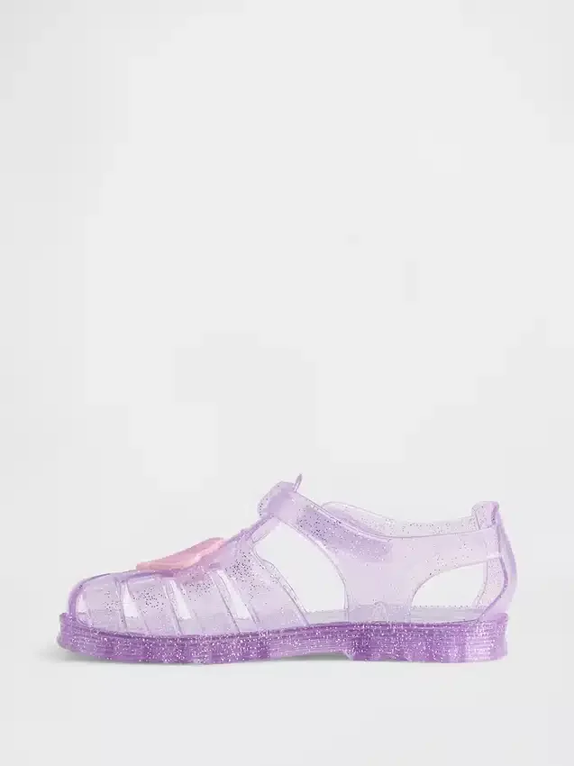 Jelly-sandaler for småbarn i fisker-design