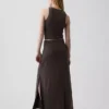 Jersey-maxi-skjørt