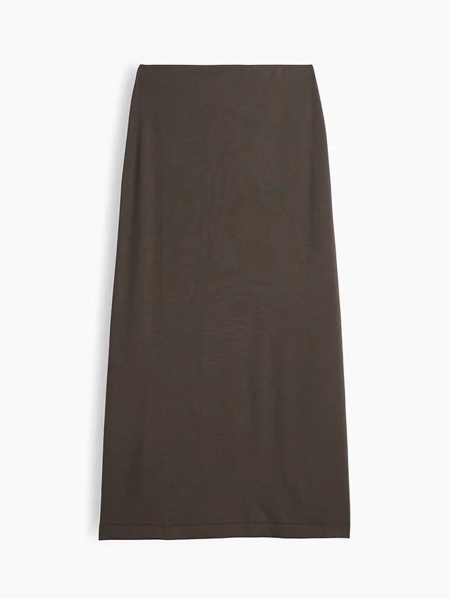 Jersey-maxi-skjørt