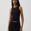Jersey-tanktop med kort passform