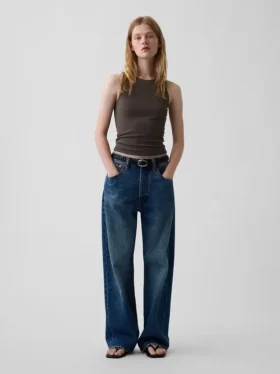 Jersey-tanktop med kort passform