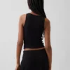 Jersey-tanktop med kort passform
