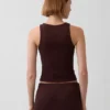 Jersey-tanktop med kort passform