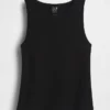 Jersey-tanktop med kort passform