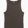 Jersey-tanktop med kort passform