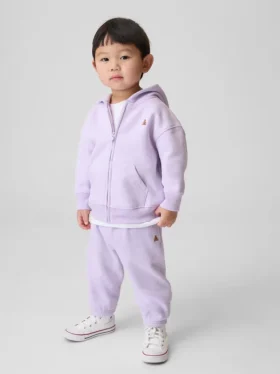 Joggebukse for Baby og Småbarn i Vintagesoft-stoff med avslappet passform