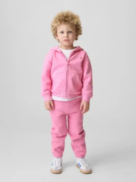 Joggebukse for Baby og Småbarn i Vintagesoft-stoff med avslappet passform