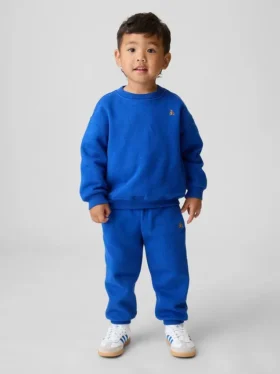 Joggebukse for Baby og Småbarn i Vintagesoft-stoff med avslappet passform