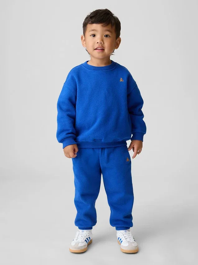 Joggebukse for Baby og Småbarn i Vintagesoft-stoff med avslappet passform