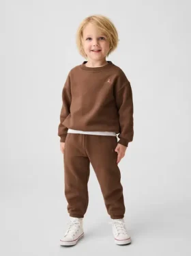 Joggebukse for Baby og Småbarn i Vintagesoft-stoff med avslappet passform
