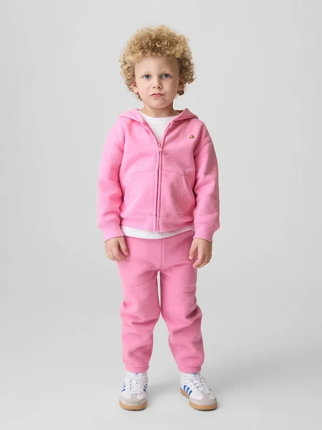 Joggebukse for Baby og Småbarn i Vintagesoft-stoff med avslappet passform