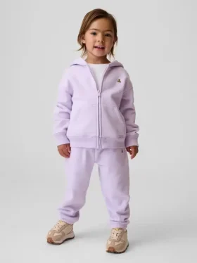 Joggebukse for Baby og Småbarn i Vintagesoft-stoff med avslappet passform