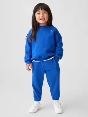 Joggebukse for Baby og Småbarn i Vintagesoft-stoff med avslappet passform