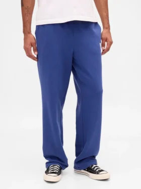 Joggebukse for voksne i tungt stoff med avslappet passform og logo