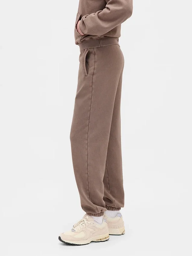 Joggebukse med høy midje i Vintagesoft