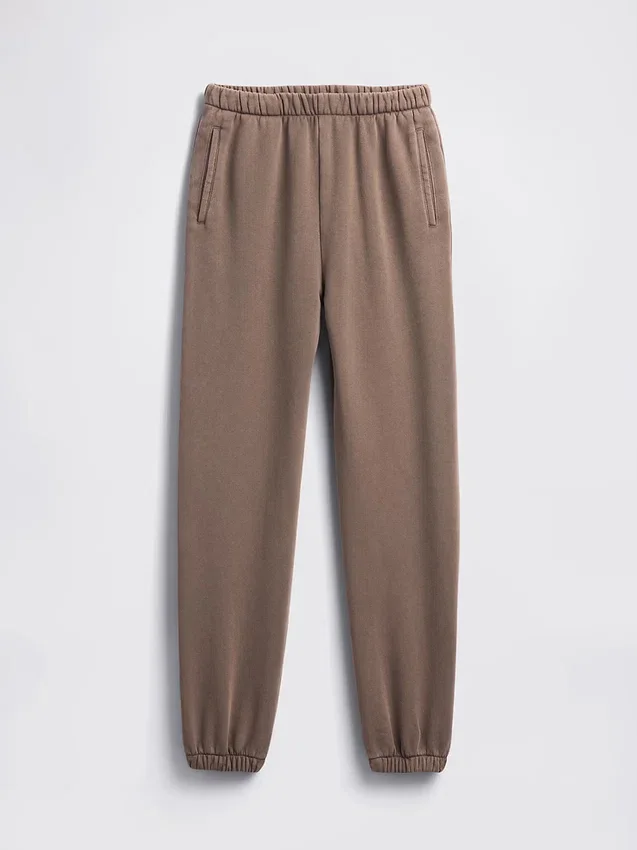 Joggebukse med høy midje i Vintagesoft
