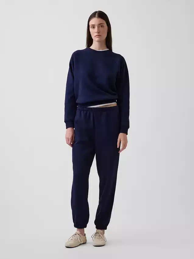 Joggebukse med høy midje i Vintagesoft-stil