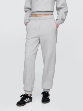 Joggebukse med høy midje i Vintagesoft-stil