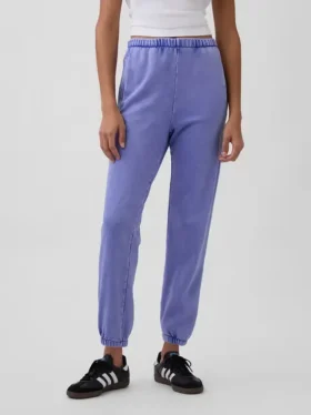 Joggebukse med høy midje i Vintagesoft-stil