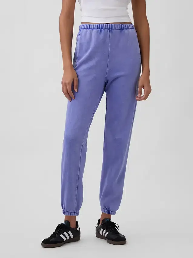 Joggebukse med høy midje i Vintagesoft-stil