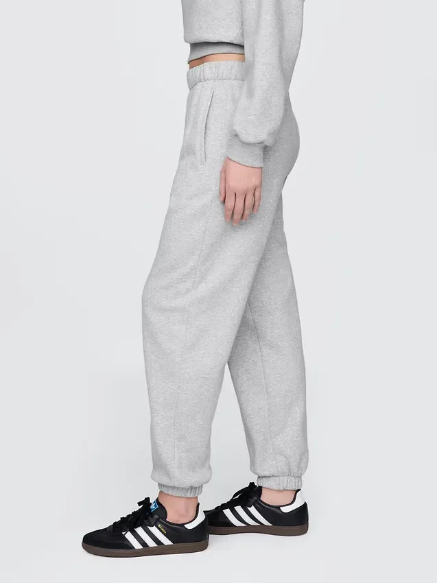 Joggebukse med høy midje i Vintagesoft-stil