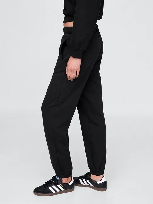 Joggebukse med høy midje i Vintagesoft-stil