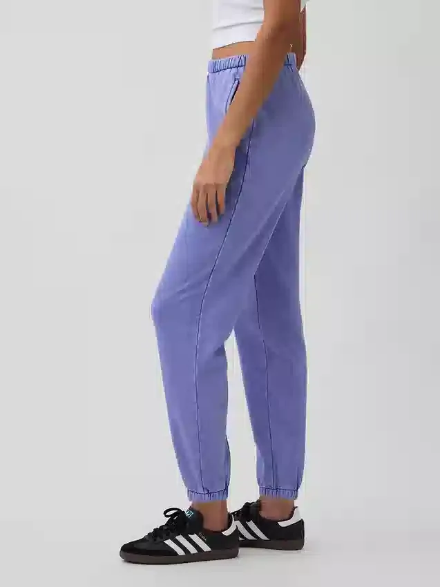 Joggebukse med høy midje i Vintagesoft-stil