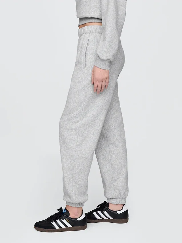 Joggebukse med høy midje i Vintagesoft-stil