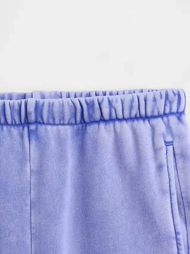 Joggebukse med høy midje i Vintagesoft-stil