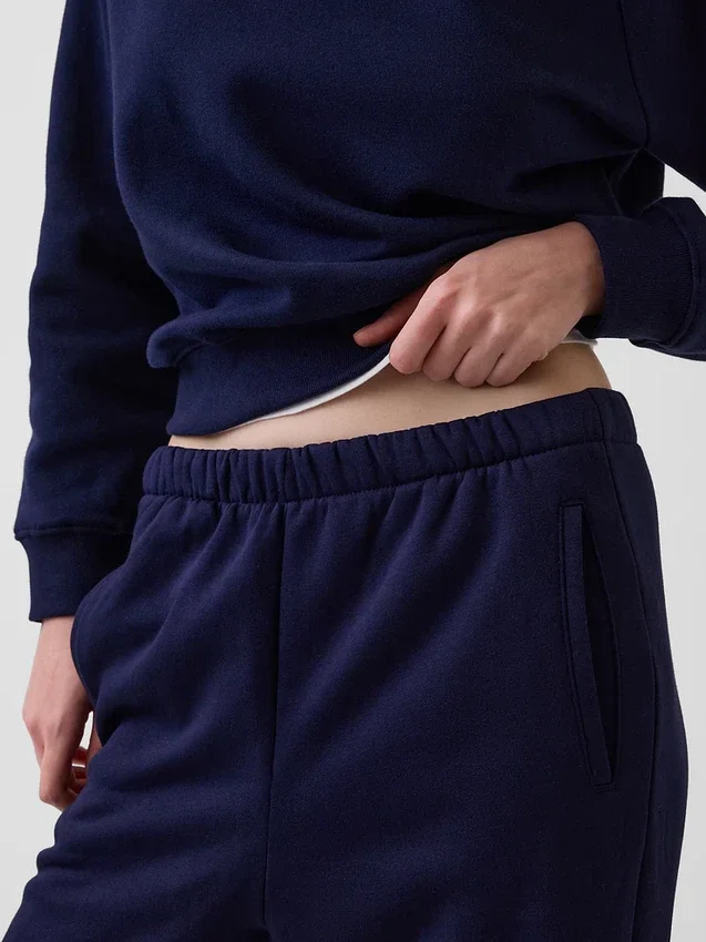 Joggebukse med høy midje i Vintagesoft-stil