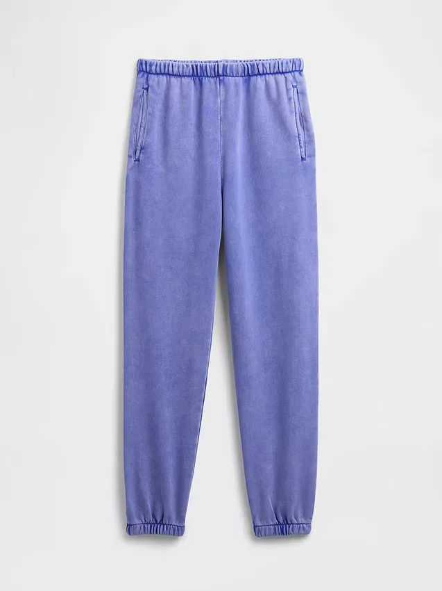 Joggebukse med høy midje i Vintagesoft-stil