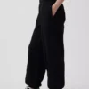 Joggebukse med middels høy midje i Vintagesoft-stoff