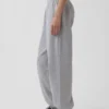 Joggebukse med middels høy midje i Vintagesoft-stoff