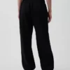 Joggebukse med middels høy midje i Vintagesoft-stoff