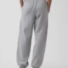 Joggebukse med middels høy midje i Vintagesoft-stoff