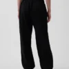 Joggebukse med middels høy midje i Vintagesoft-stoff