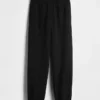 Joggebukse med middels høy midje i Vintagesoft-stoff