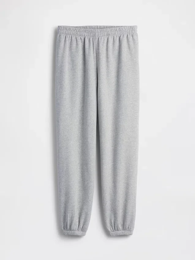 Joggebukse med middels høy midje i Vintagesoft-stoff