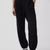 Joggebukse med middels høy midje i Vintagesoft-stoff med avslappet passform