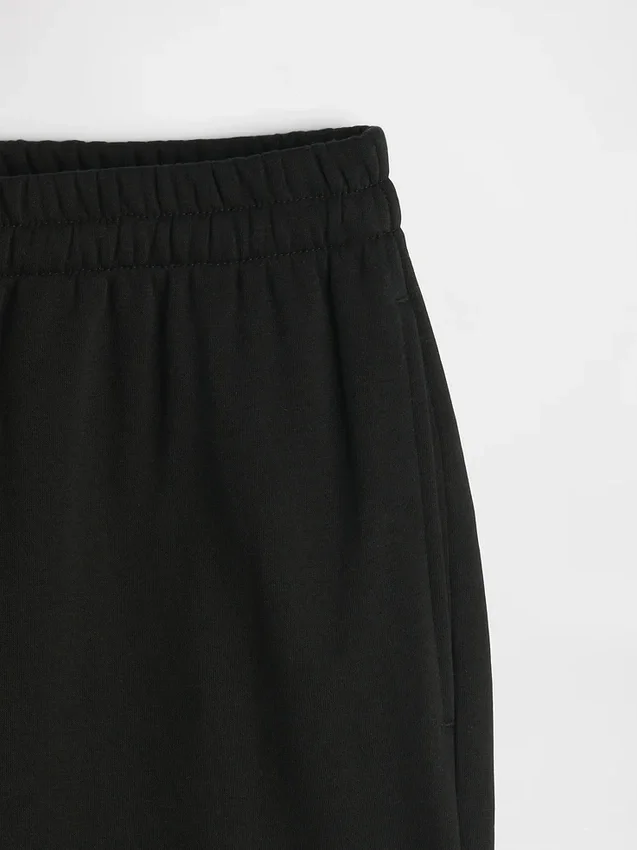 Joggebukse med middels høy midje i Vintagesoft-stoff med avslappet passform