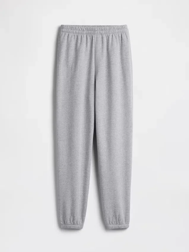 Joggebukse med middels høy midje i Vintagesoft-stoff med avslappet passform