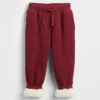 Joggebukse med sherpa-fôr for Baby og Småbarn