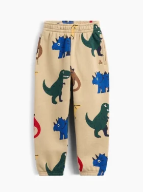 Joggebukse med trykk i Vintagesoft-stil for Baby og Småbarn