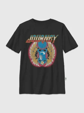 Journey Scarab Freedom Disco Glow-t-skjorte med grafisk trykk for barn