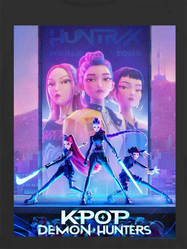 K-Pop Demon Hunters-plakat-T-skjorte for barn