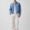 Kasseformet chambray-jakke